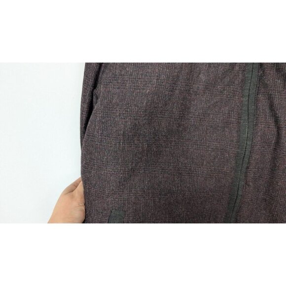 Zachary Prell Jacket Mens L Wool Blend Full Zip Quilted Lined Bomber Jacket Coat - Picture 8 of 13